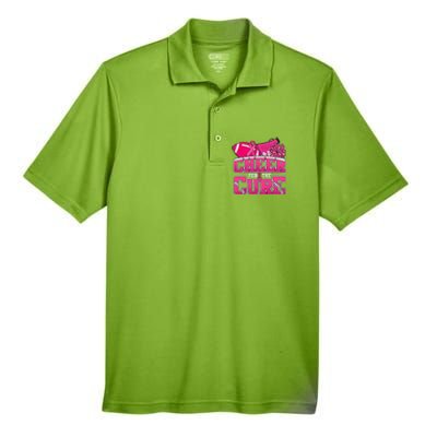 Cheer For Breast Cancer Sport Cheerleader Football Men's Origin Performance Pique Polo