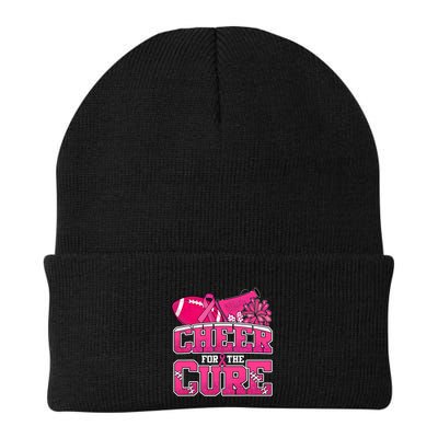 Cheer For Breast Cancer Sport Cheerleader Football Beanie