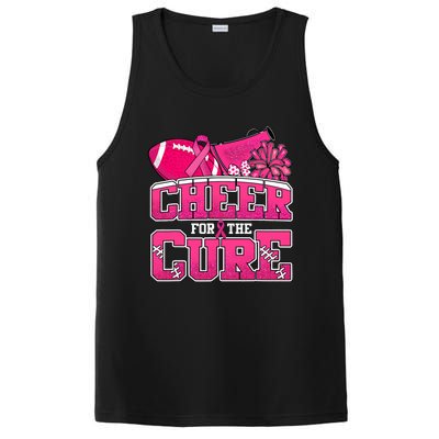 Cheer For Breast Cancer Sport Cheerleader Football PosiCharge Competitor Tank