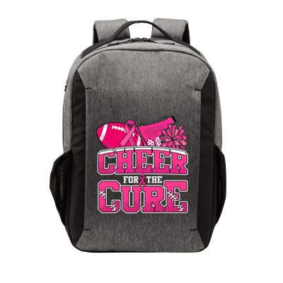 Cheer For Breast Cancer Sport Cheerleader Football Vector Backpack