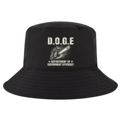 Chainsaw For Bureaucracy Funny D.O.G.E Doge Usa Flag Cool Comfort Performance Bucket Hat