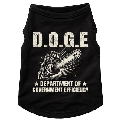 Chainsaw For Bureaucracy Funny D.O.G.E Doge Usa Flag Doggie Tank
