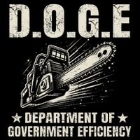 Chainsaw For Bureaucracy Funny D.O.G.E Doge Usa Flag Flat Bill Trucker Hat