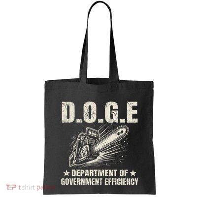 Chainsaw For Bureaucracy Funny D.O.G.E Doge Usa Flag Bag
