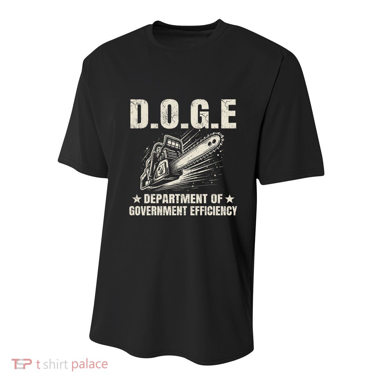 Chainsaw For Bureaucracy Funny D.O.G.E Doge Usa Flag Youth Performance Sprint T-Shirt