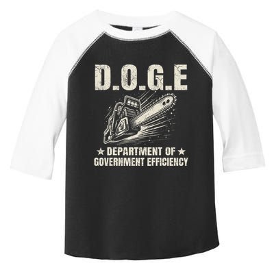 Chainsaw For Bureaucracy Funny D.O.G.E Doge Usa Flag Toddler Fine Jersey T-Shirt