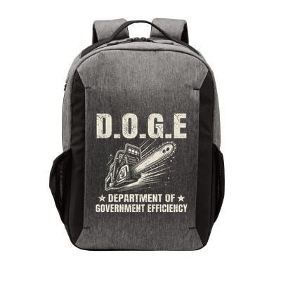 Chainsaw For Bureaucracy Funny D.O.G.E Doge Usa Flag Vector Backpack