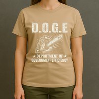 Chainsaw For Bureaucracy Funny D.O.G.E Doge Usa Flag T-Shirt