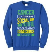 Cancer Facts Birthday Gift Astrology Horoscope Cancer Zodiac Gift Sweatshirt