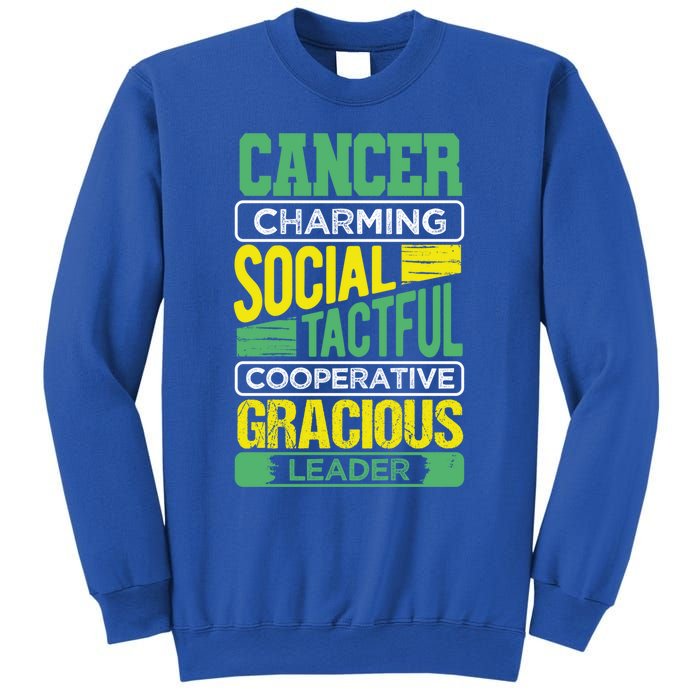 Cancer Facts Birthday Gift Astrology Horoscope Cancer Zodiac Gift Sweatshirt