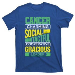 Cancer Facts Birthday Gift Astrology Horoscope Cancer Zodiac Gift T-Shirt