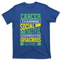 Cancer Facts Birthday Gift Astrology Horoscope Cancer Zodiac Gift T-Shirt