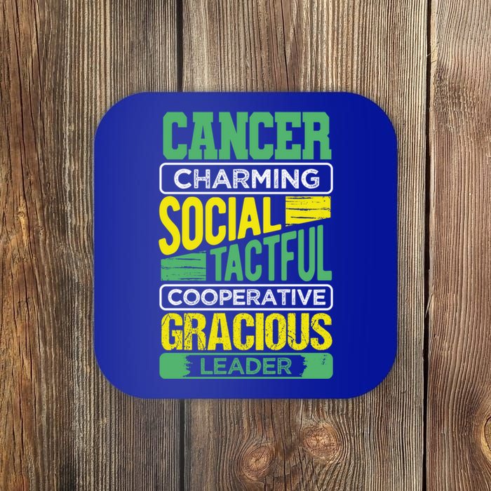 Cancer Facts Birthday Gift Astrology Horoscope Cancer Zodiac Gift Coaster