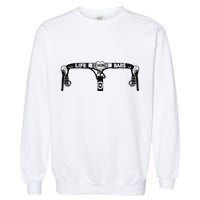 Cyclist Funny Biker Life Behind Bars Triathlon Bicycle Rider Garment-Dyed Sweatshirt