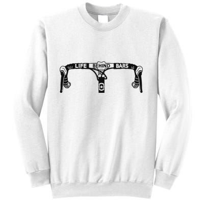 Cyclist Funny Biker Life Behind Bars Triathlon Bicycle Rider Sweatshirt