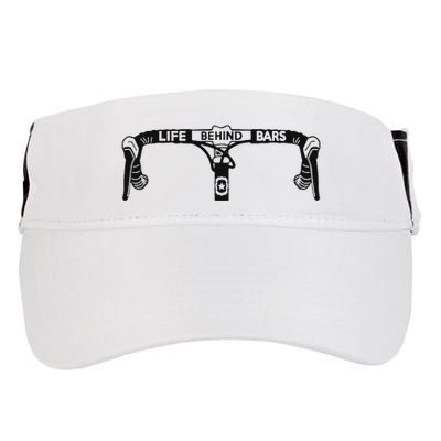 Cyclist Funny Biker Life Behind Bars Triathlon Bicycle Rider Adult Drive Performance Visor