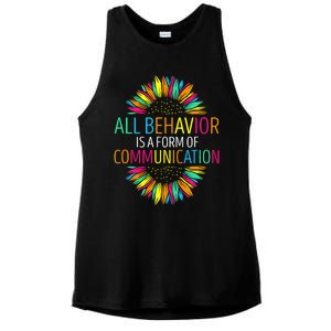 Communication Funny Behavioral Therapist Ladies PosiCharge Tri-Blend Wicking Tank