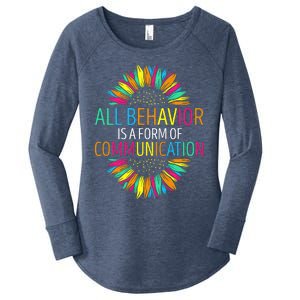 Communication Funny Behavioral Therapist Women's Perfect Tri Tunic Long Sleeve Shirt