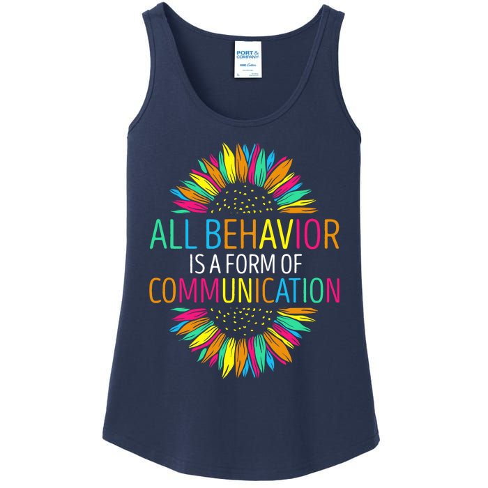 Communication Funny Behavioral Therapist Ladies Essential Tank