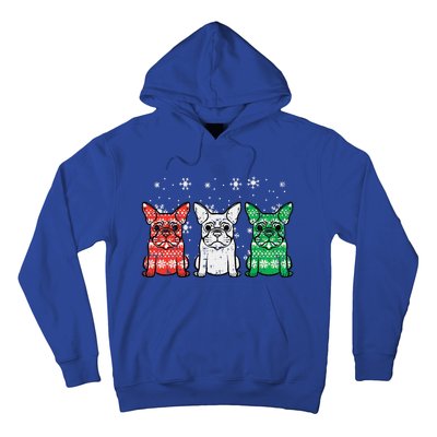 Christmas French Bulldogs Xmas Frenchie Dog Funny Funny Hoodie