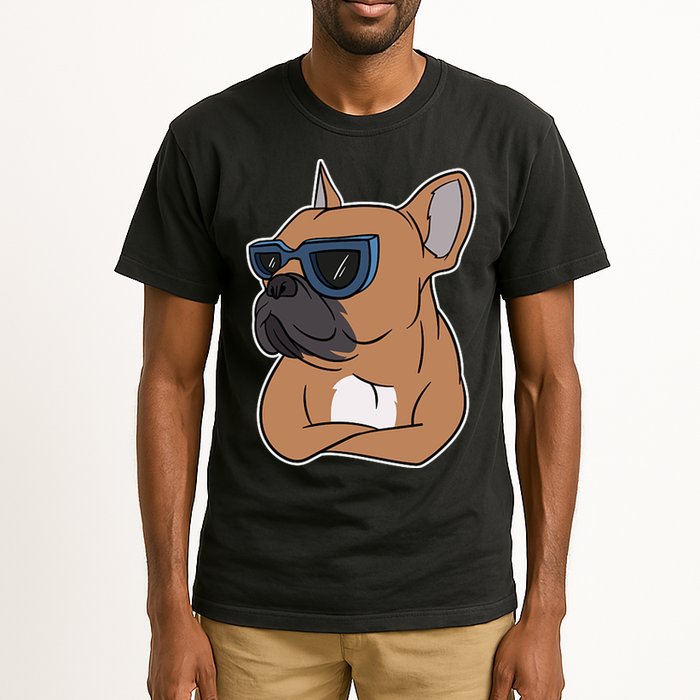 Cool French Bulldog Sunglasses Tall T-Shirt