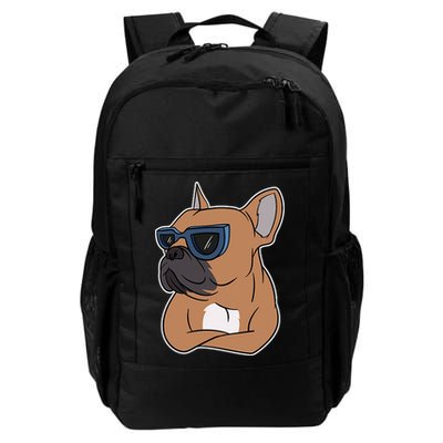 Cool French Bulldog Sunglasses Backpack