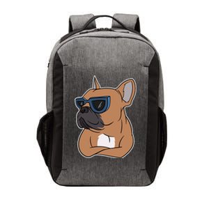 Cool French Bulldog Sunglasses Vector Backpack