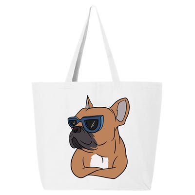 Cool French Bulldog Sunglasses 25L Jumbo Tote