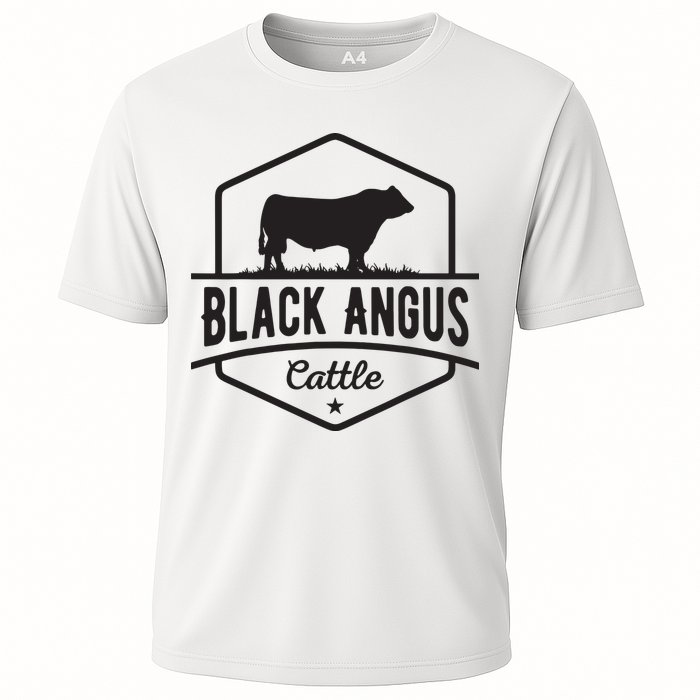 Cow Farmer Black Angus Cattle Cooling Performance Crew T-Shirt