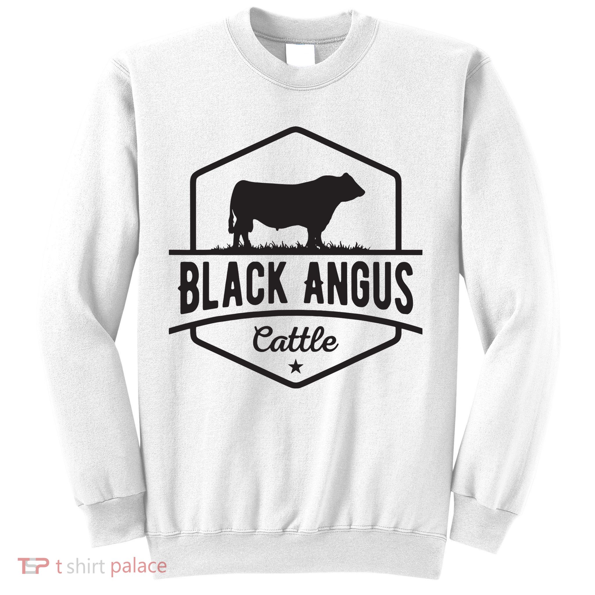 Cow Farmer Black Angus Cattle Sweatshirt