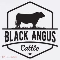 Cow Farmer Black Angus Cattle Flatbill Hat