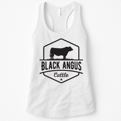 Cow Farmer Black Angus Cattle Womens Tank Top