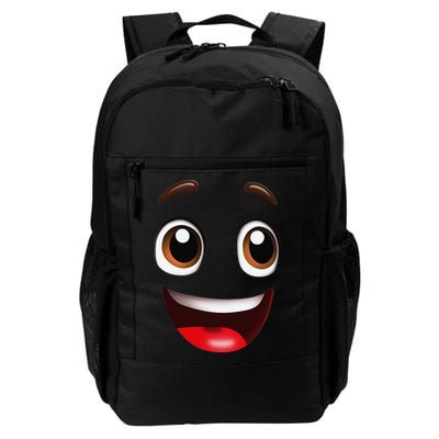 Cartoon Face Brown Eyes Backpack