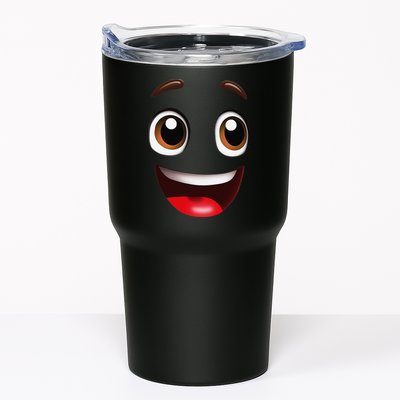 Cartoon Face Brown Eyes Tumbler