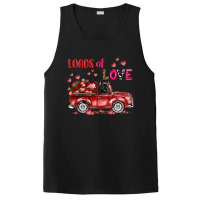 Cute French Bulldog Dog Driving Red Truck Happy Valentine's Gift PosiCharge Competitor Tank