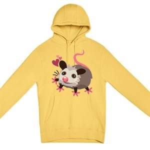 Cute Funny Baby Opossum Premium Pullover Hoodie