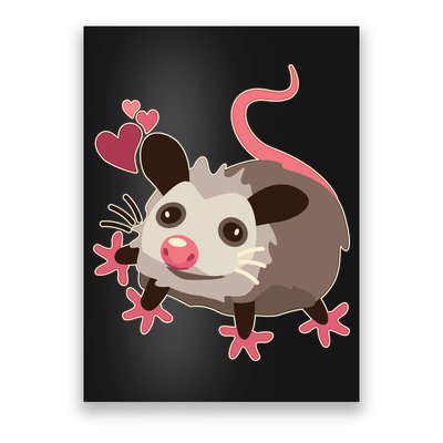 Cute Funny Baby Opossum Poster
