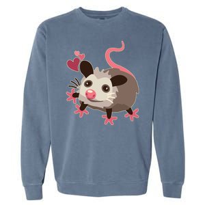 Cute Funny Baby Opossum Garment-Dyed Sweatshirt