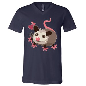 Cute Funny Baby Opossum V-Neck T-Shirt