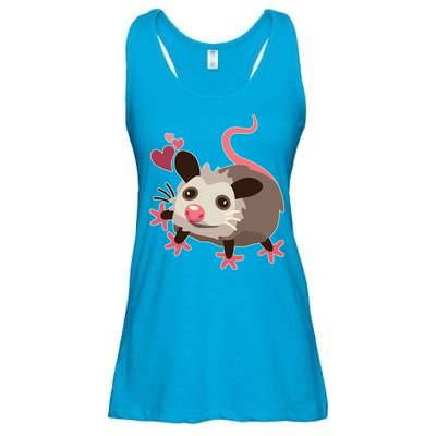 Cute Funny Baby Opossum Ladies Essential Flowy Tank