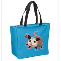 Cute Funny Baby Opossum Zip Tote Bag