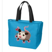 Cute Funny Baby Opossum Zip Tote Bag