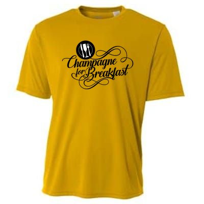 Champagne For Breakfast Mimosa Brunch Funny Ing Gift Cooling Performance Crew T-Shirt