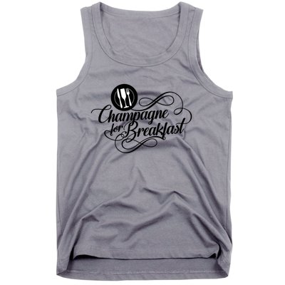 Champagne For Breakfast Mimosa Brunch Funny Ing Gift Tank Top