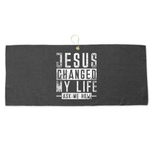 Christian Faith Bible Prayer God Savior Devo Jesus Gift Large Microfiber Waffle Golf Towel