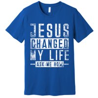 Christian Faith Bible Prayer God Savior Devo Jesus Gift Premium T-Shirt