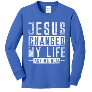 Christian Faith Bible Prayer God Savior Devo Jesus Gift Kids Long Sleeve Shirt