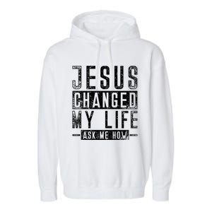 Christian Faith Bible Prayer God Savior Devo Jesus Gift Garment-Dyed Fleece Hoodie