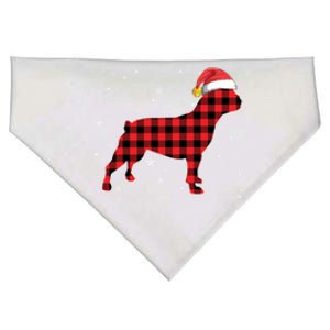 Christmas French Bulldog Red Plaid Dog Lover Pajama Gift USA-Made Doggie Bandana