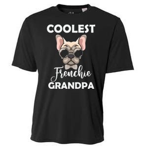 Coolest French Bulldog Grandpa Father's Day Cooling Performance Crew T-Shirt